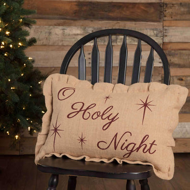 O Holy Night Pillow 14x22 - The Fox Decor
